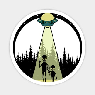 Funny Aliens Magnet